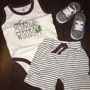 Cute Boys Outfit with Matching Shoes